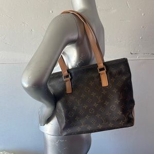 LOUIS VUITTON Monogram Cabas Piano Tote Bag